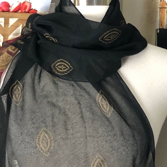 Vintage LIZ CLAIBORNE Sheer Scarf - Made in Italy - Picture 2 of 6